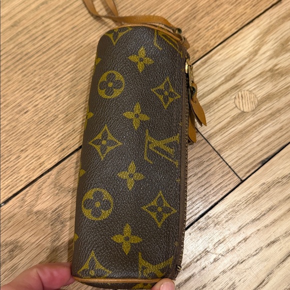 Louis Vuitton Monogram Brown Cylinder Wristlet - Picture 8 of 8
